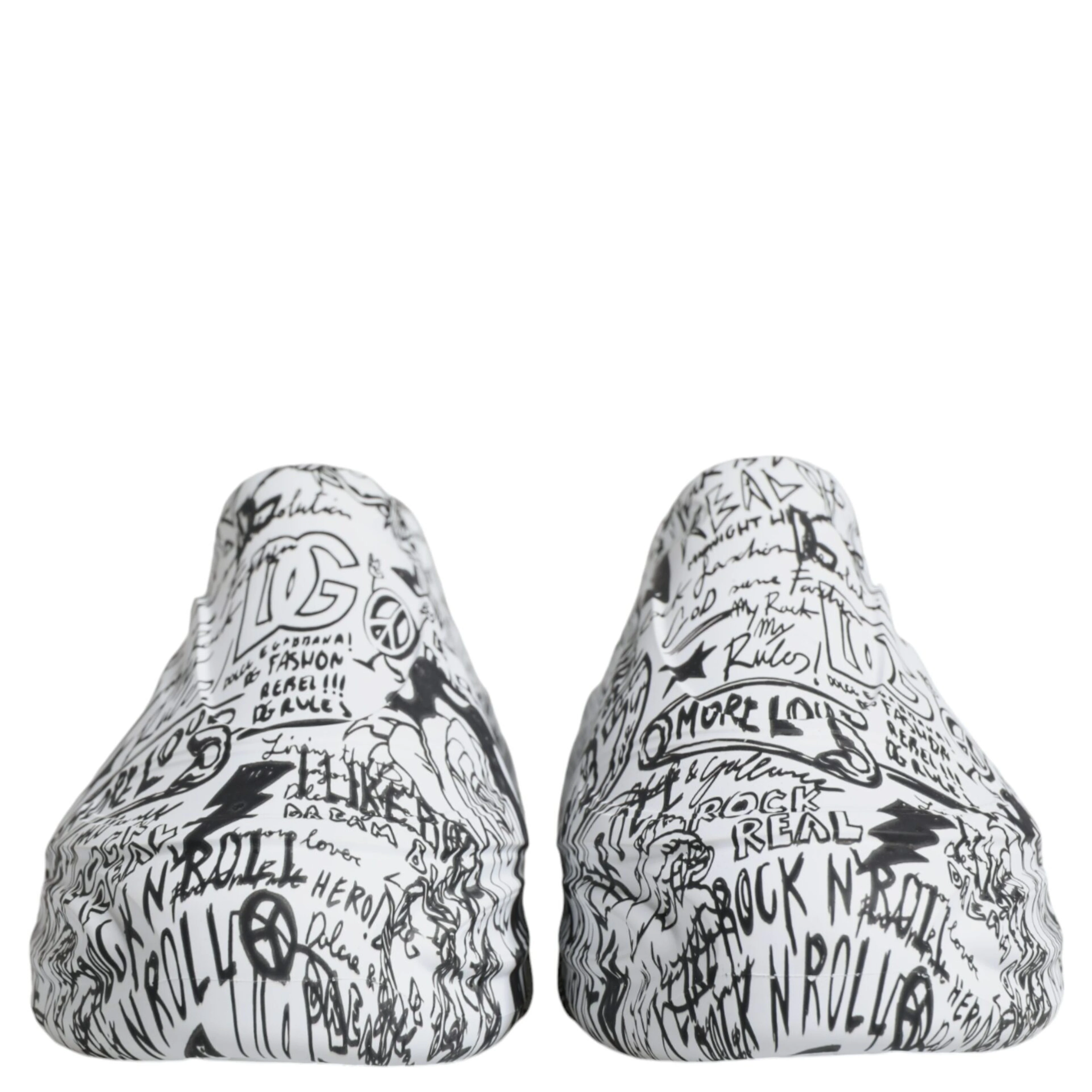 White Black Graffiti Daymaster Sneakers Shoes