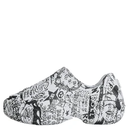 White Black Graffiti Daymaster Sneakers Shoes