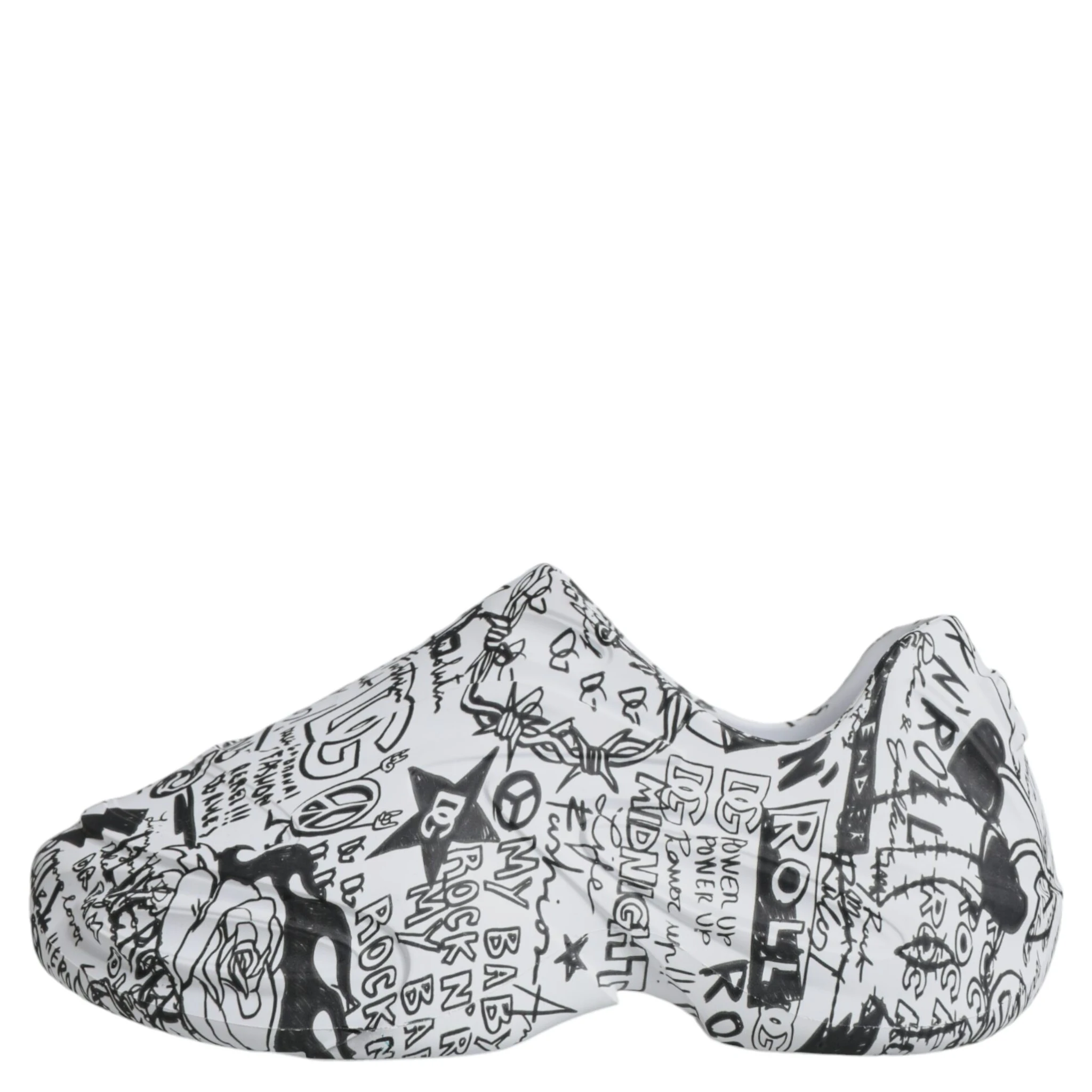 White Black Graffiti Daymaster Sneakers Shoes