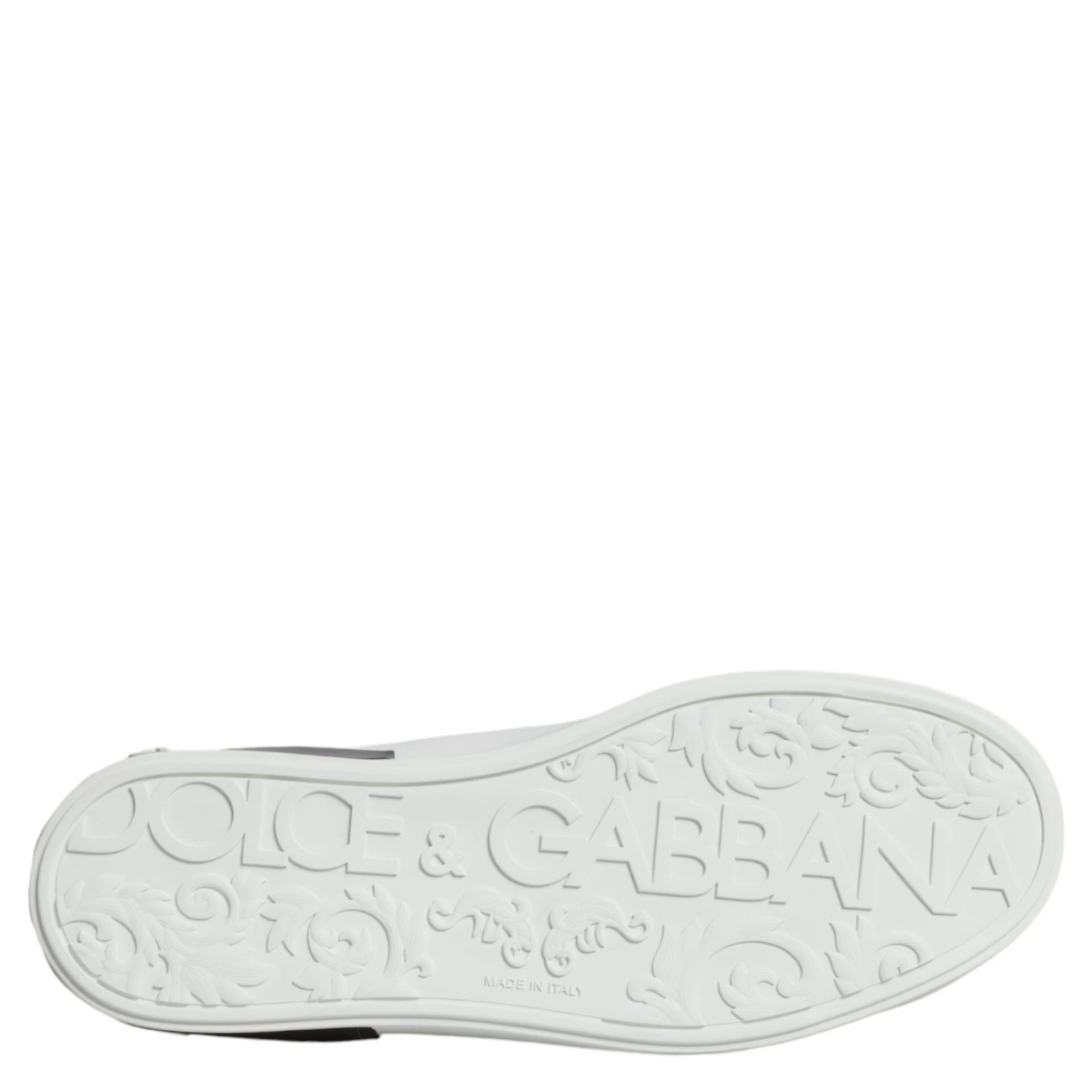 White Leather Logo Portofino Sneaker Shoes
