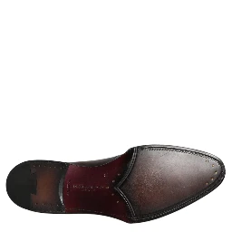 Black Leather Lace Up Men Derby Formal Shoes