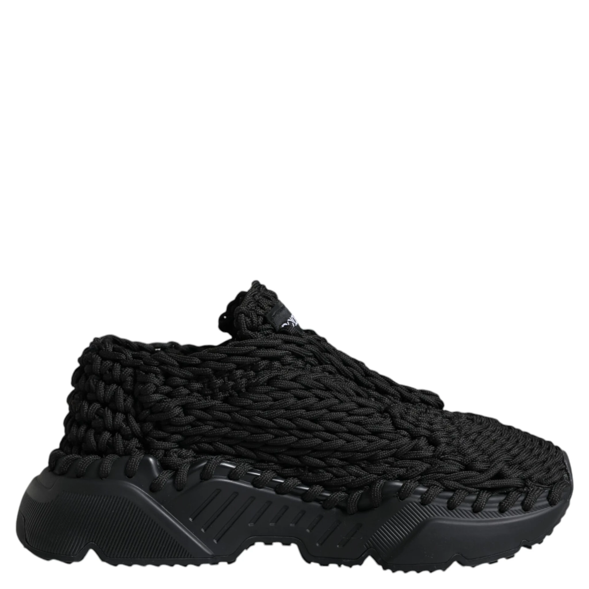 Black Knitted Daymaster Sneakers Shoes