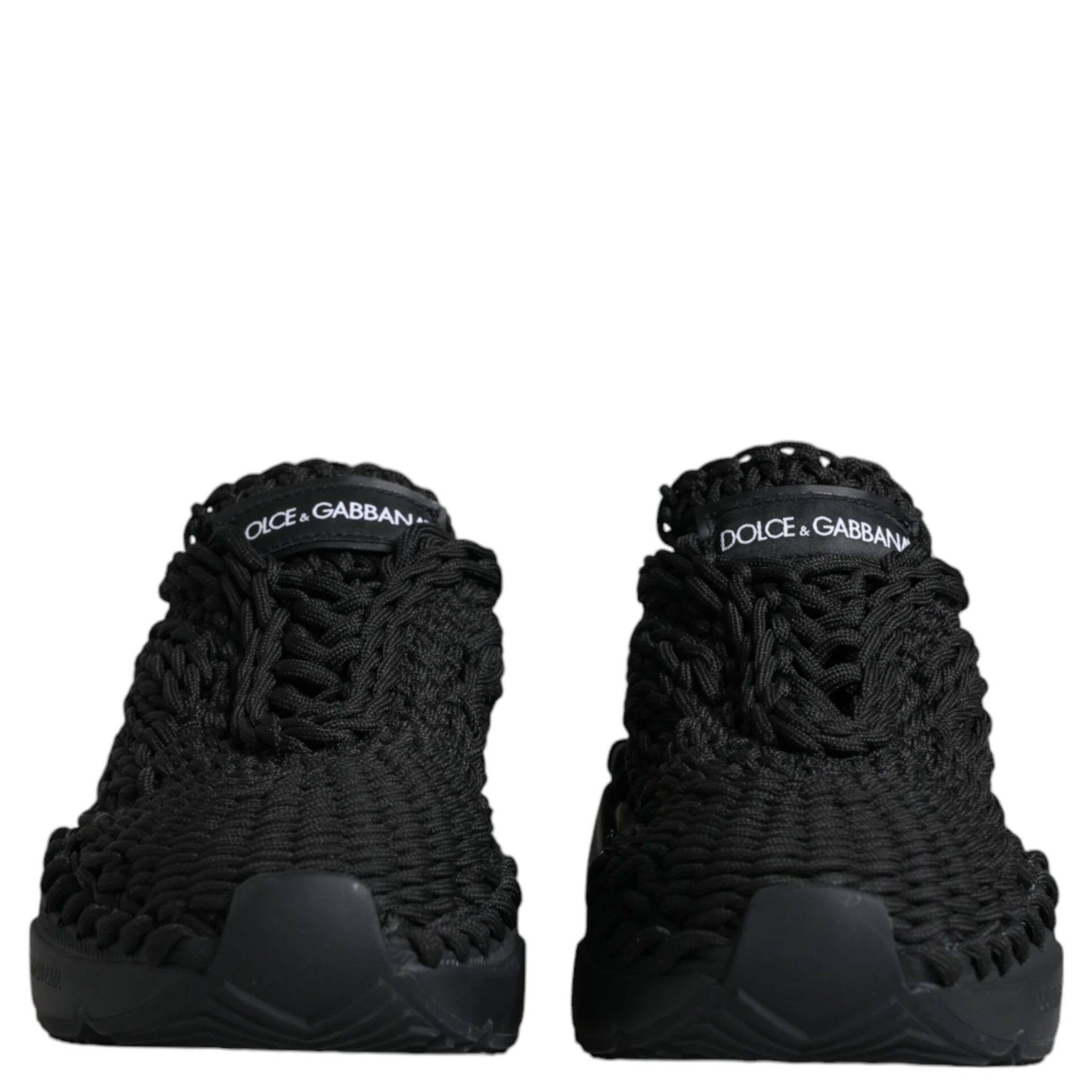 Black Knitted Daymaster Sneakers Shoes