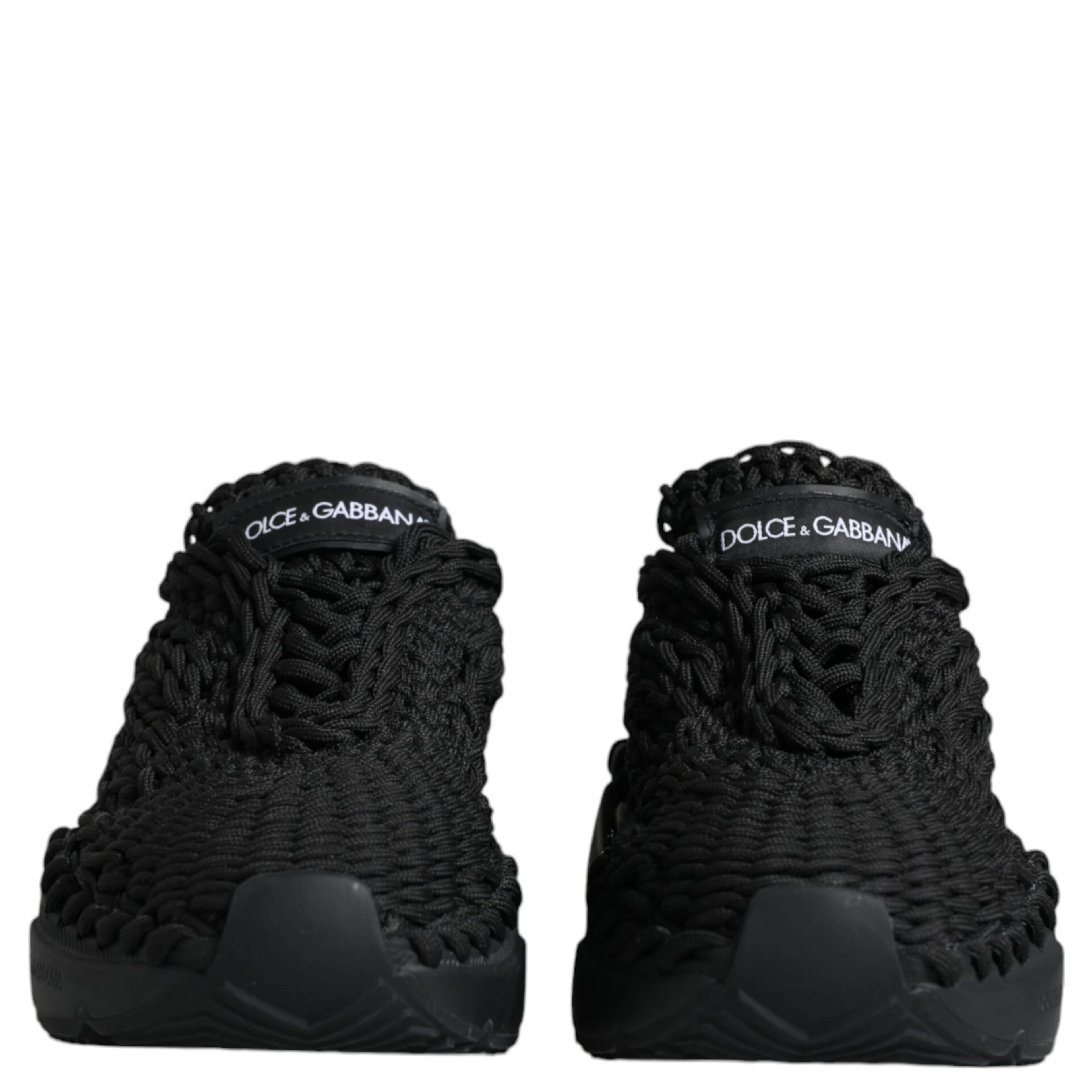 Black Knitted Daymaster Sneakers Shoes
