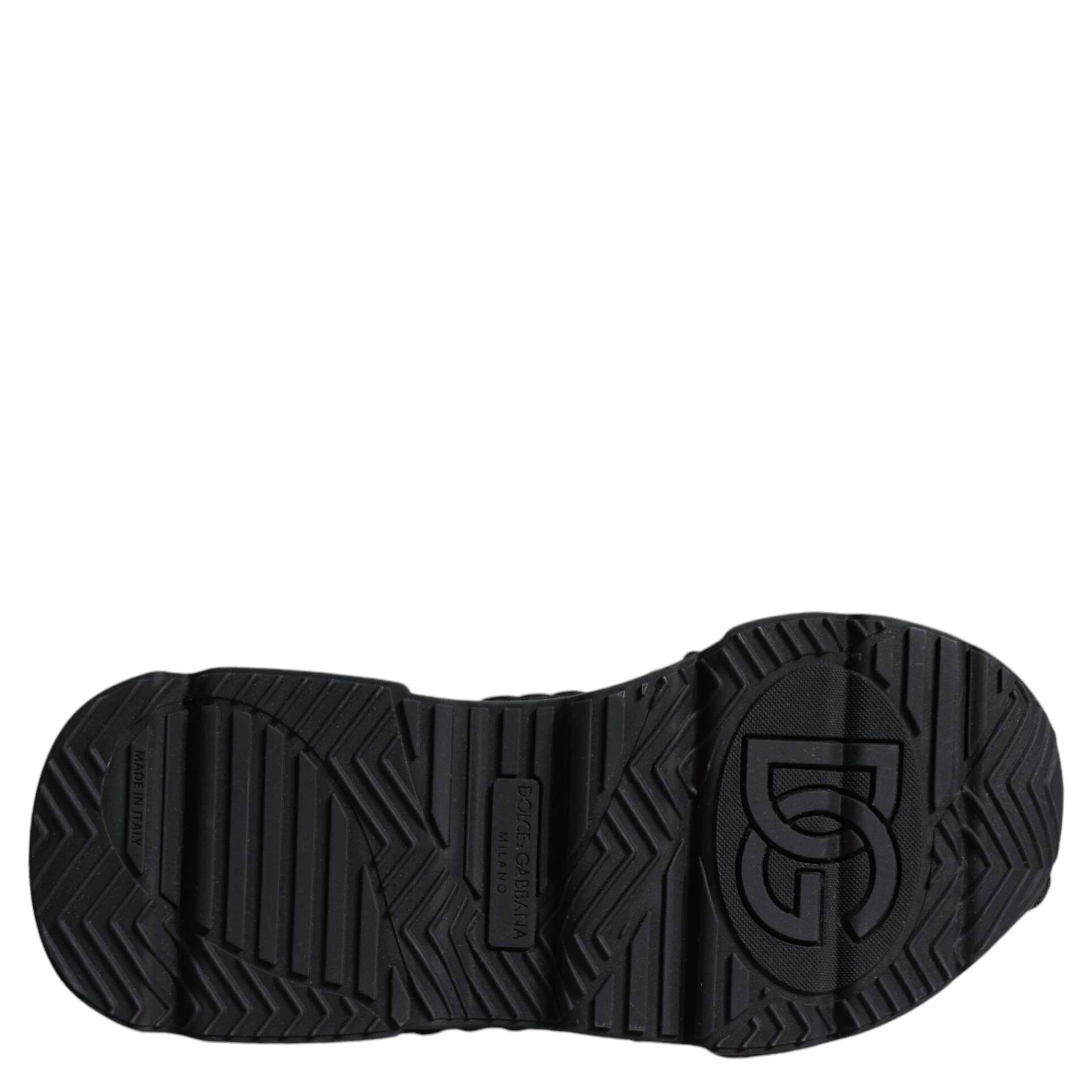Black Knitted Daymaster Sneakers Shoes