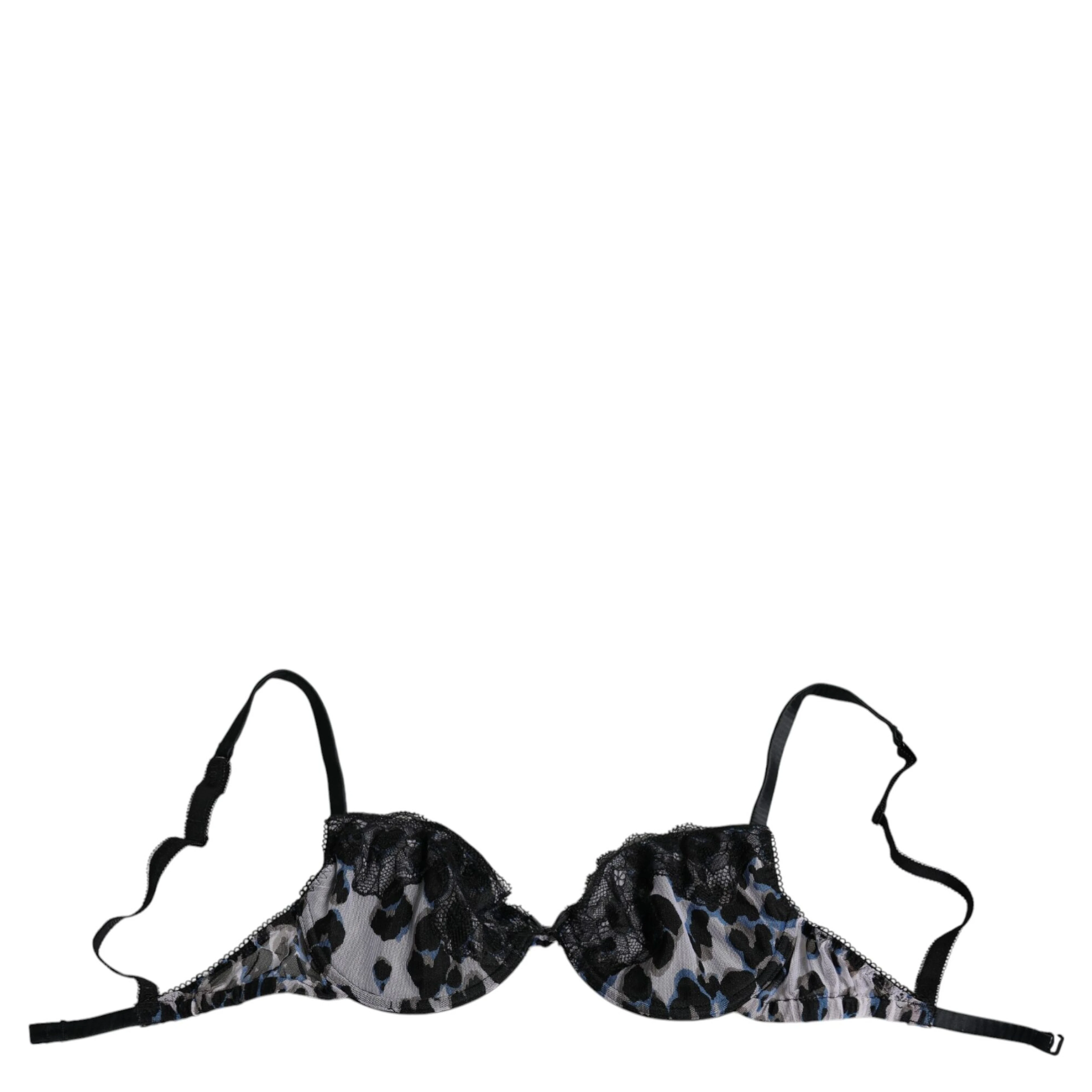 White Leopard Push Up Reggiseno Bra Underwear