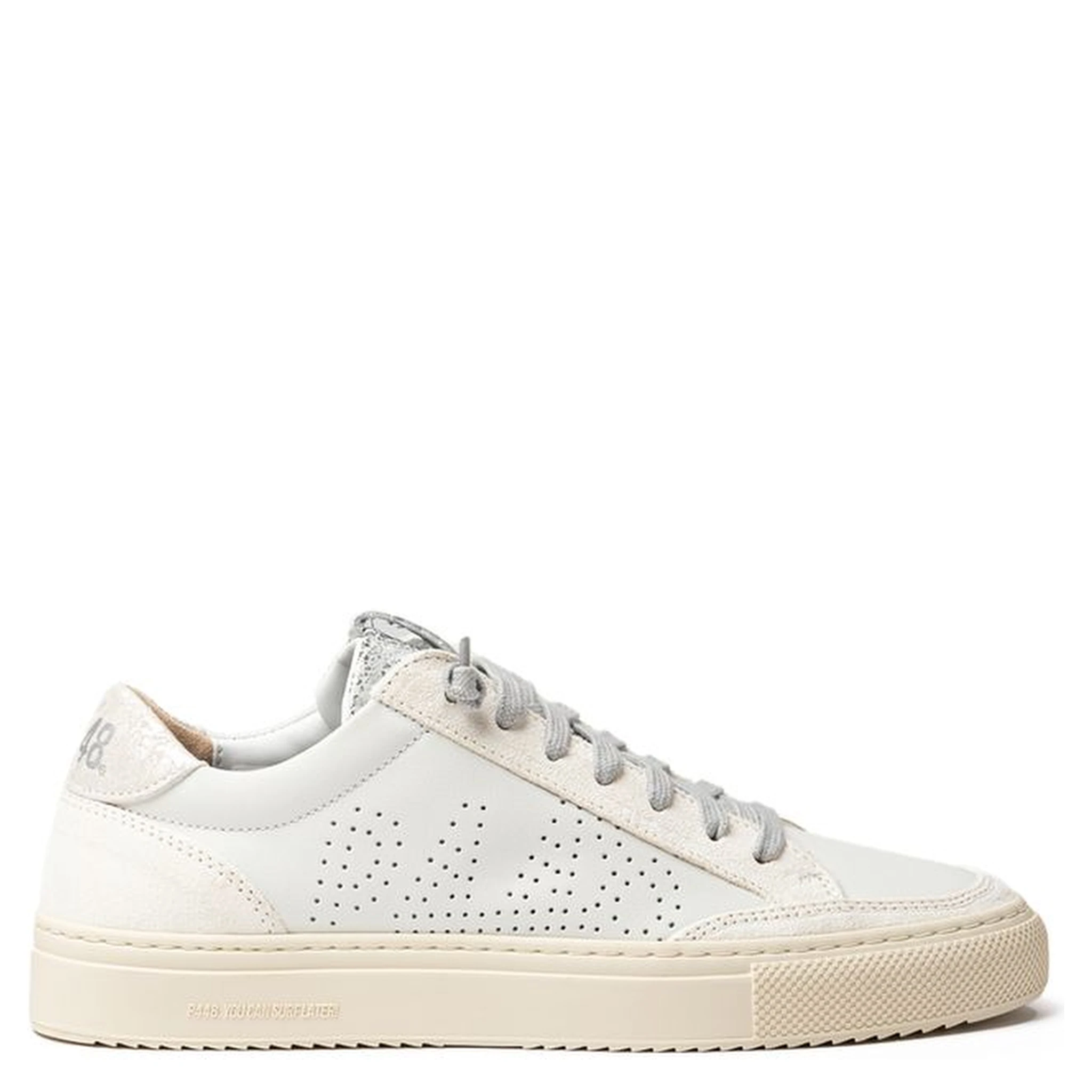 White Leather T-Shirt