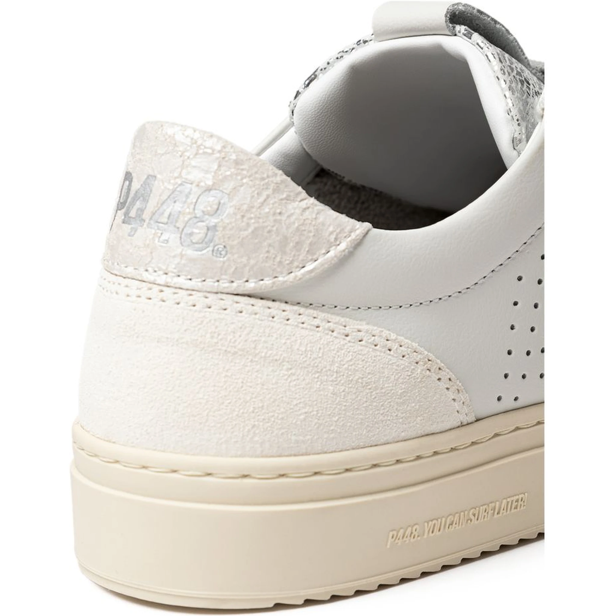 White Leather T-Shirt