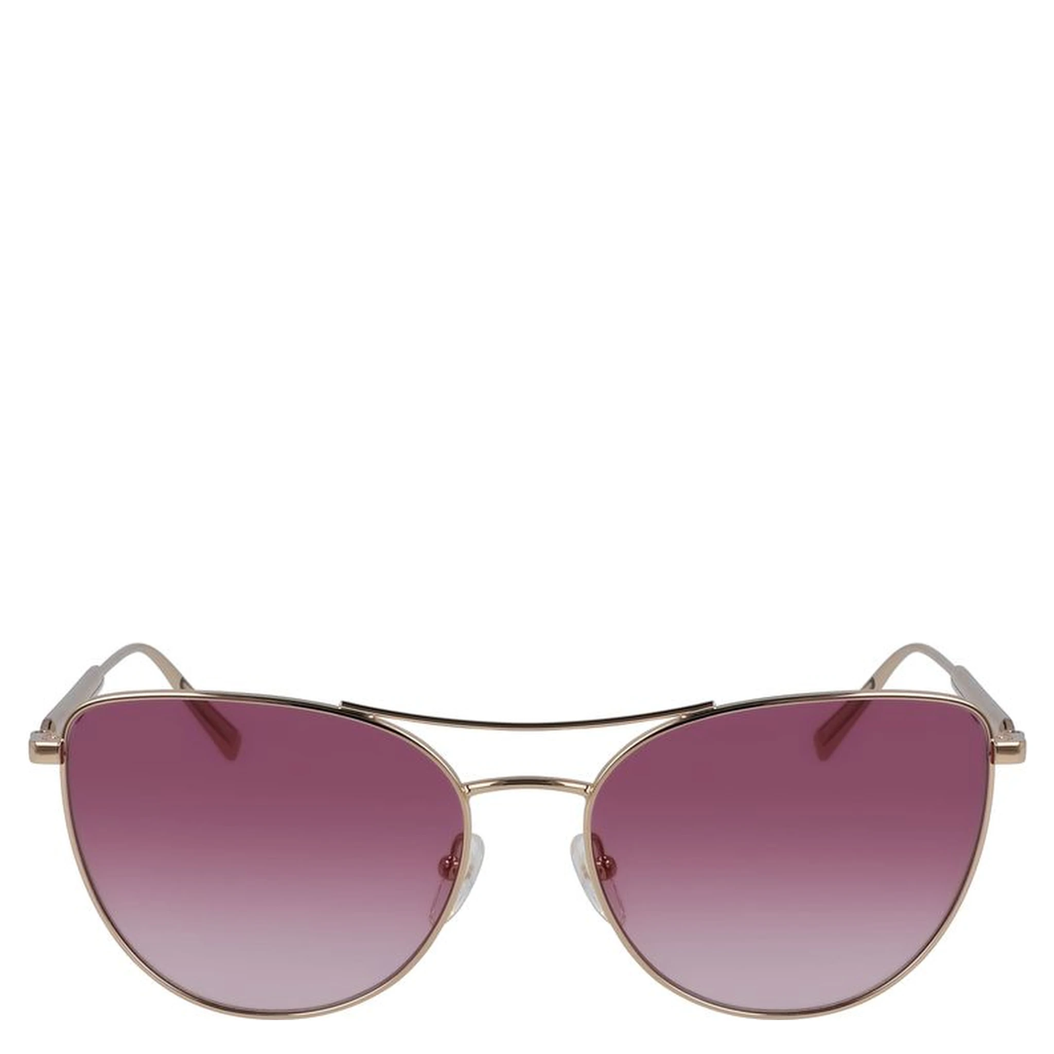 Rose Gold Metal Sunglasses