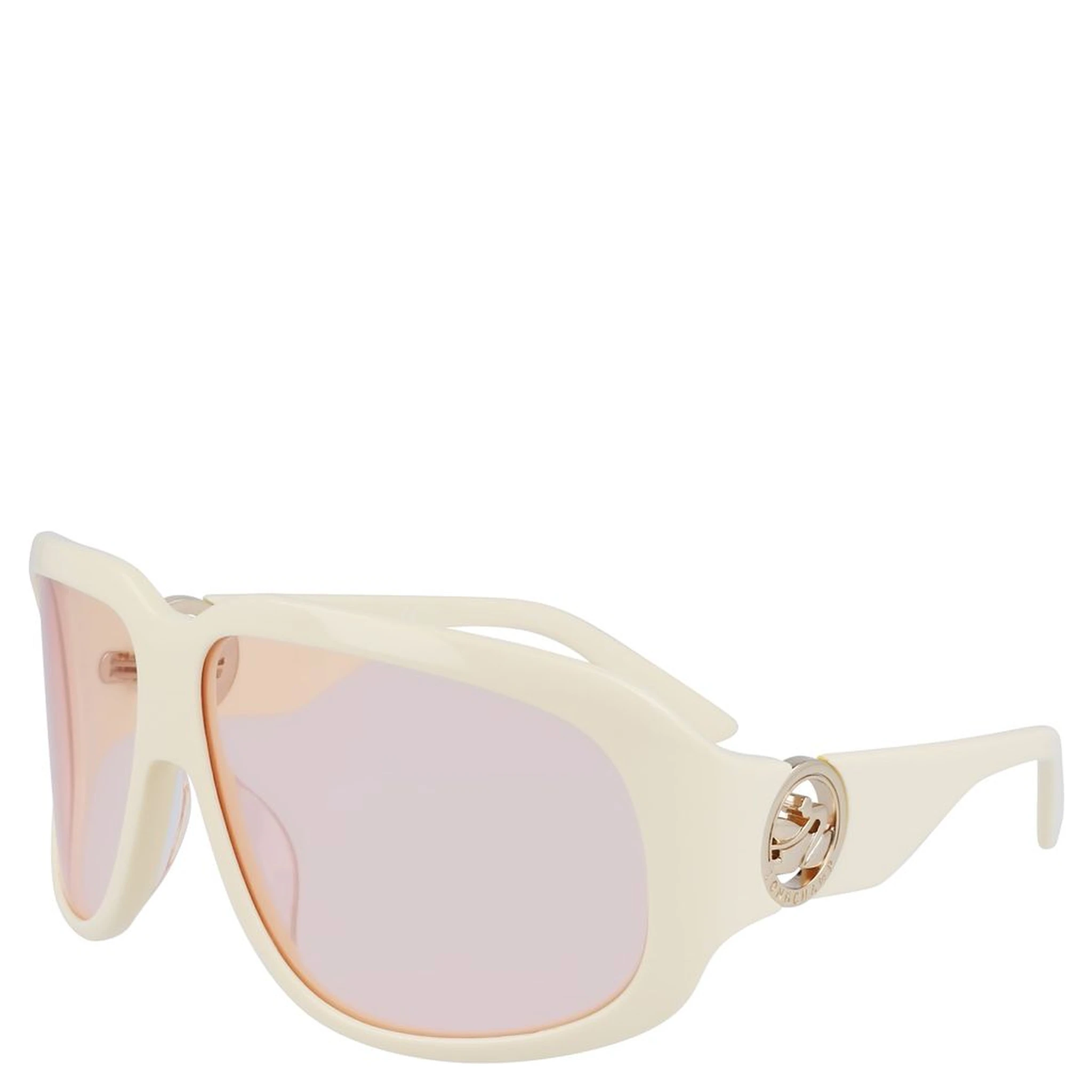 White Acetate Sunglasses
