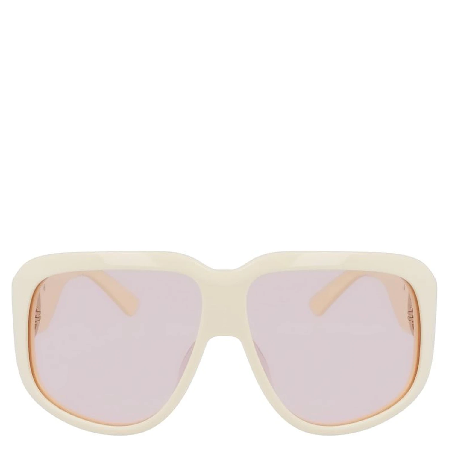 White Acetate Sunglasses