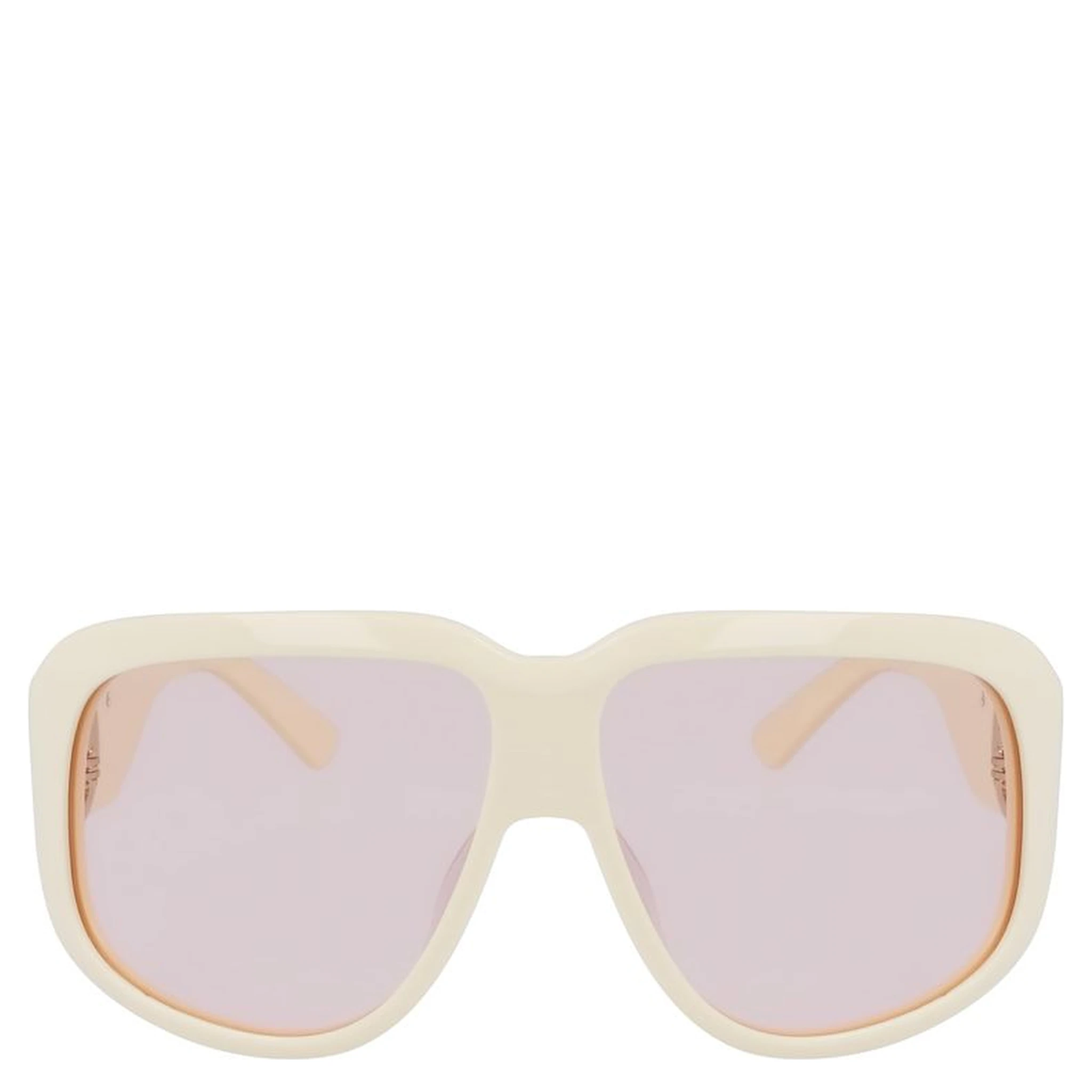White Acetate Sunglasses