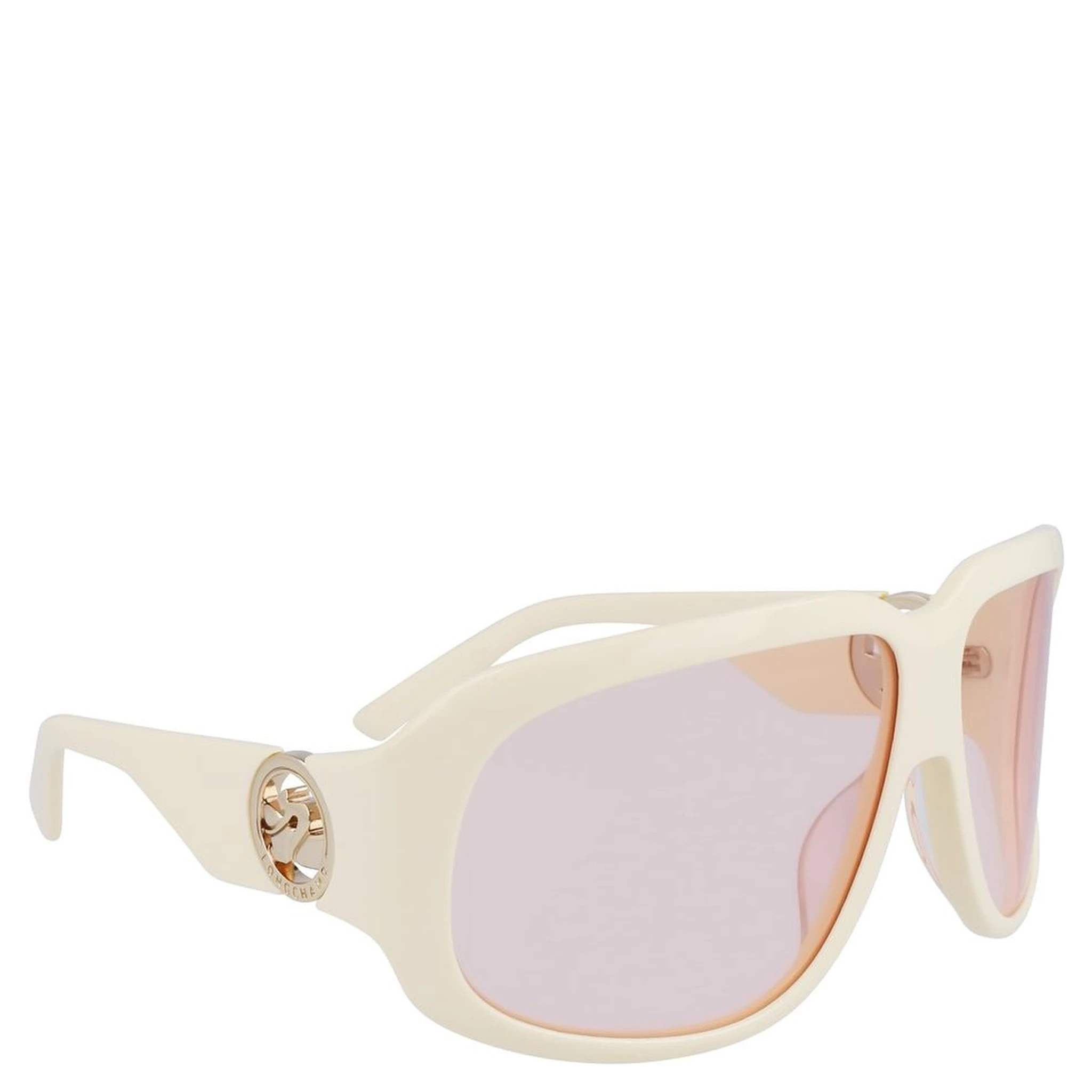 White Acetate Sunglasses
