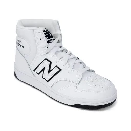 Black Leather Athletic Sneakers