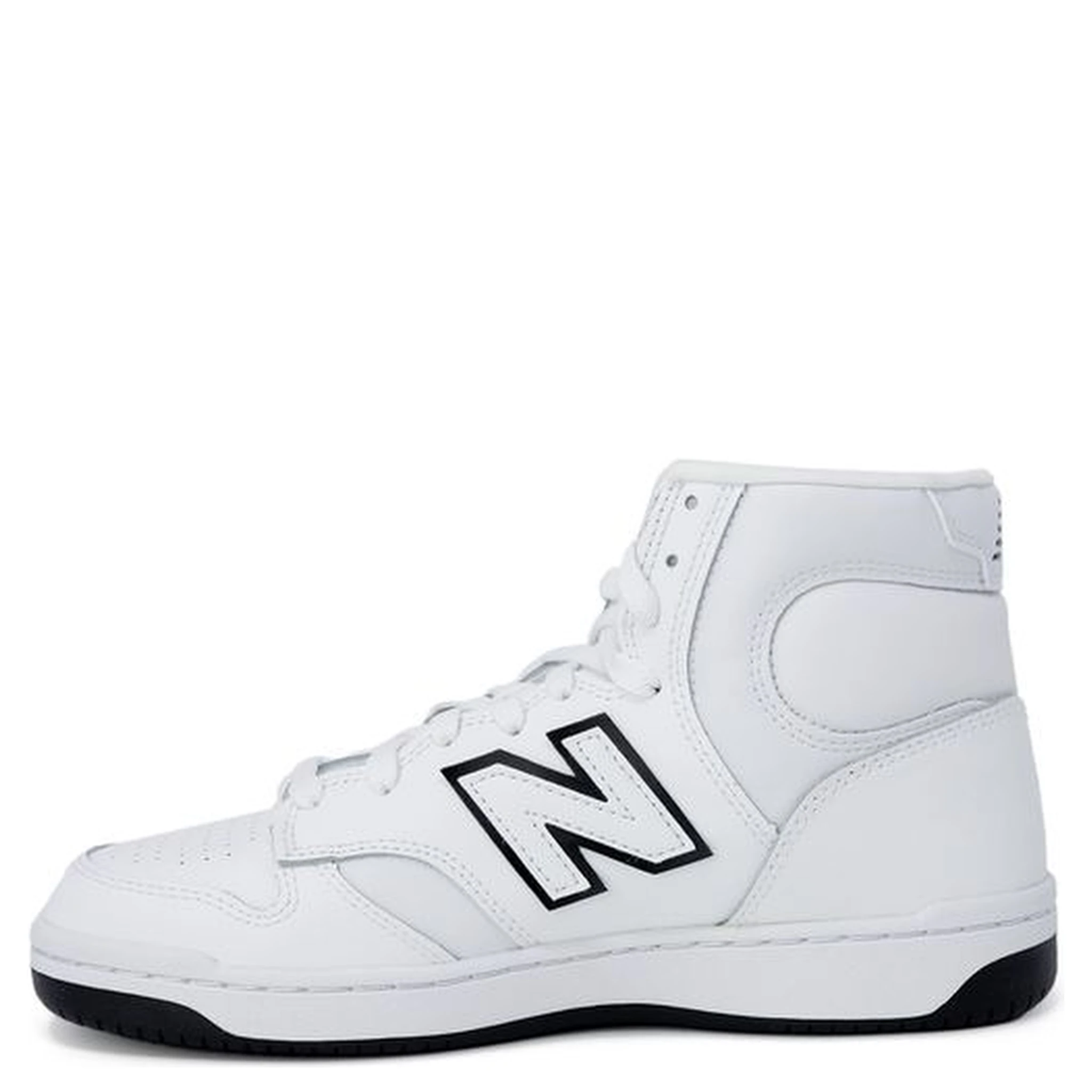 Black Leather Athletic Sneakers