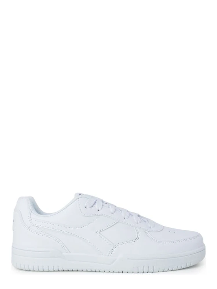 White Artificial Leather Low Top Sneakers