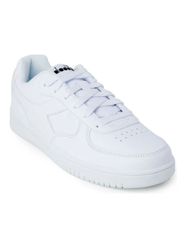 White Artificial Leather Low Top Sneakers alternative
