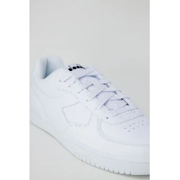 White Artificial Leather Low Top Sneakers