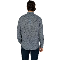 Gray Viscose Pattern Shirt