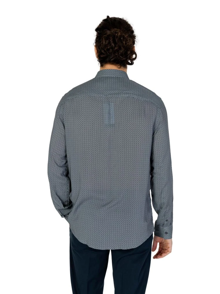 Gray Viscose Pattern Shirt alternative