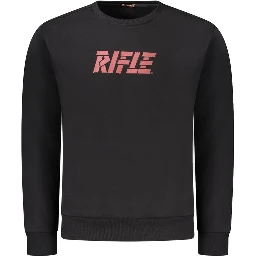 Black Cotton Sweatshirt