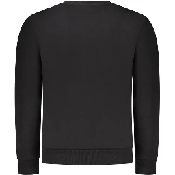 Black Cotton Sweatshirt
