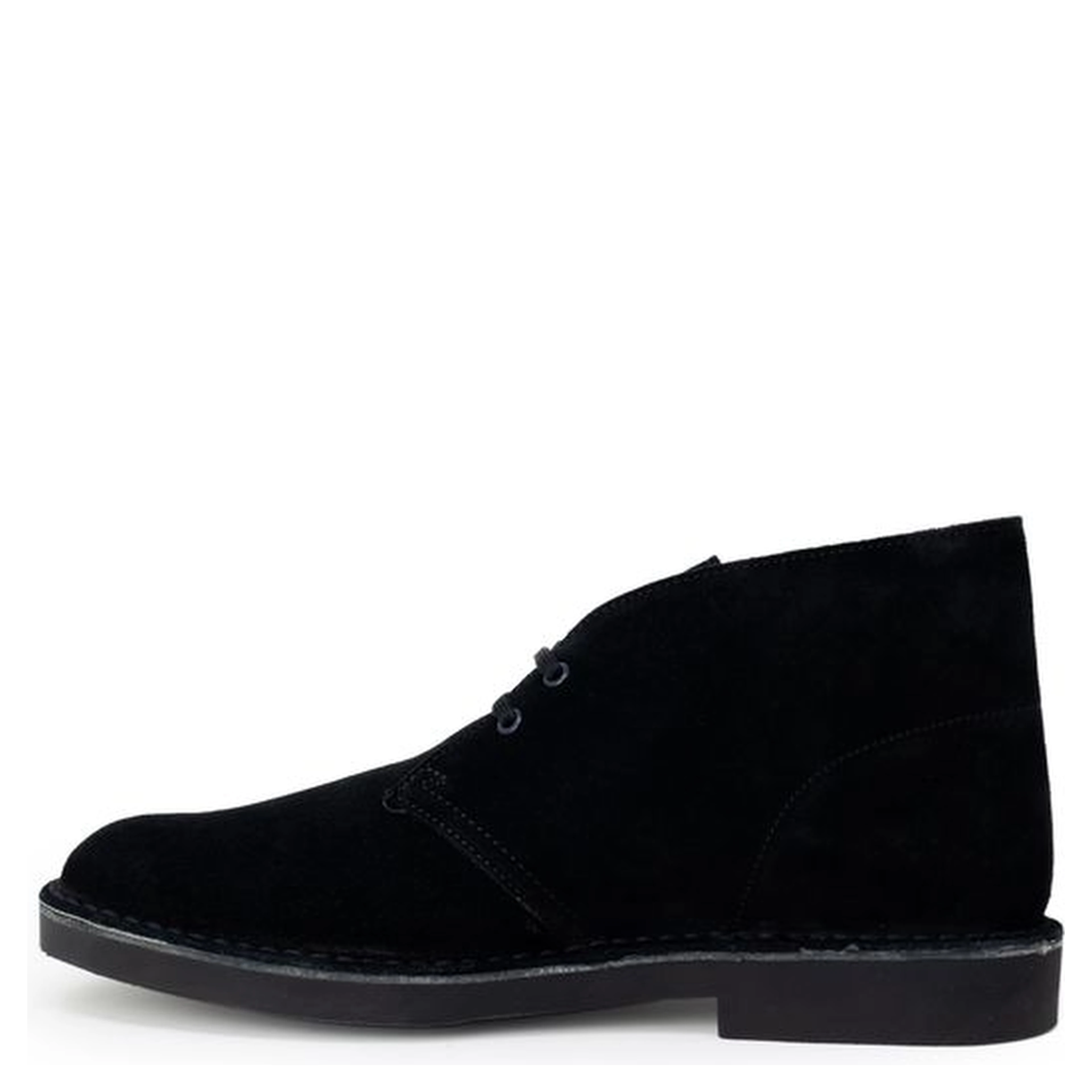 Black Leather Lace-Up Boots