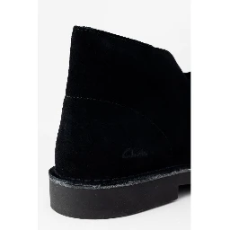 Black Leather Lace-Up Boots