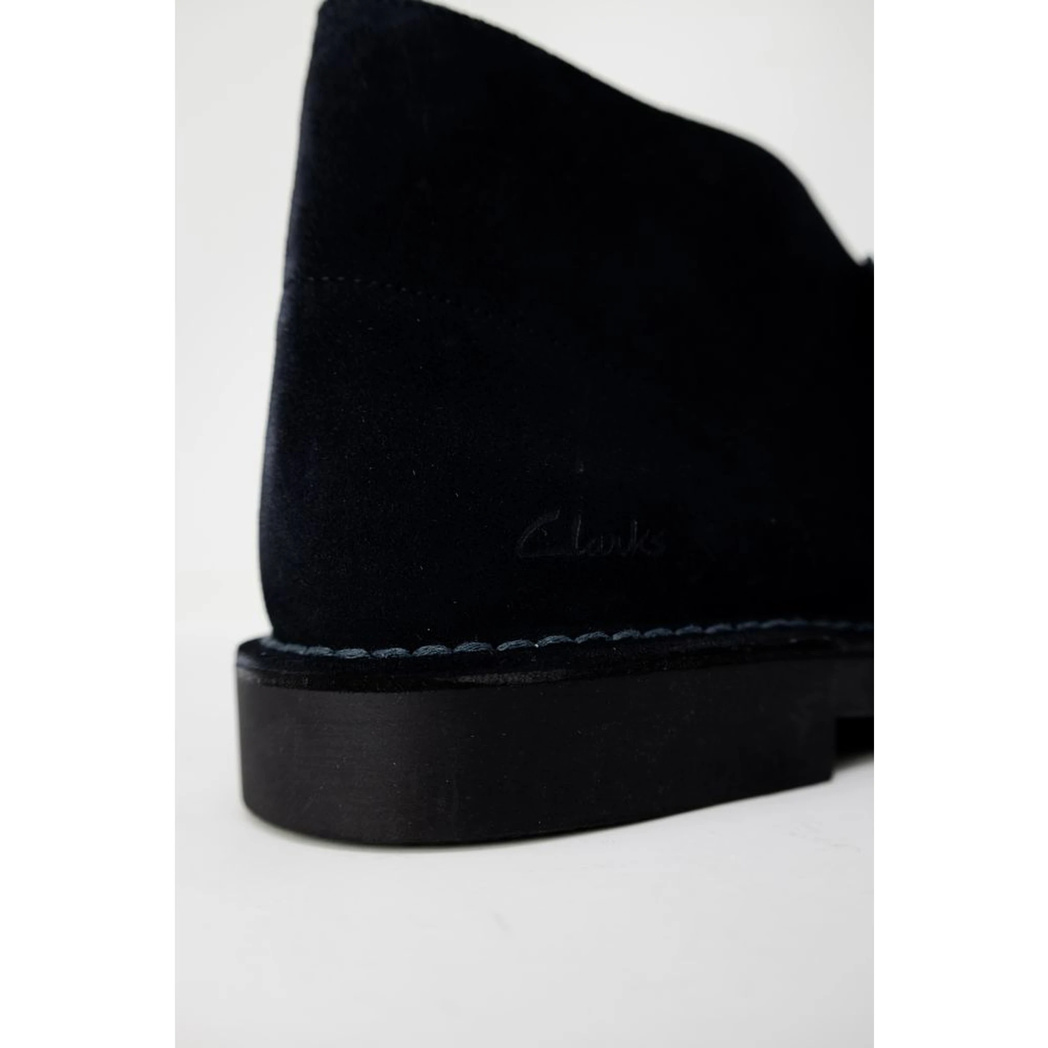 Blue Leather Ankle Boots