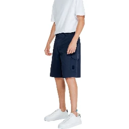 شورت برمودا قطني أزرق