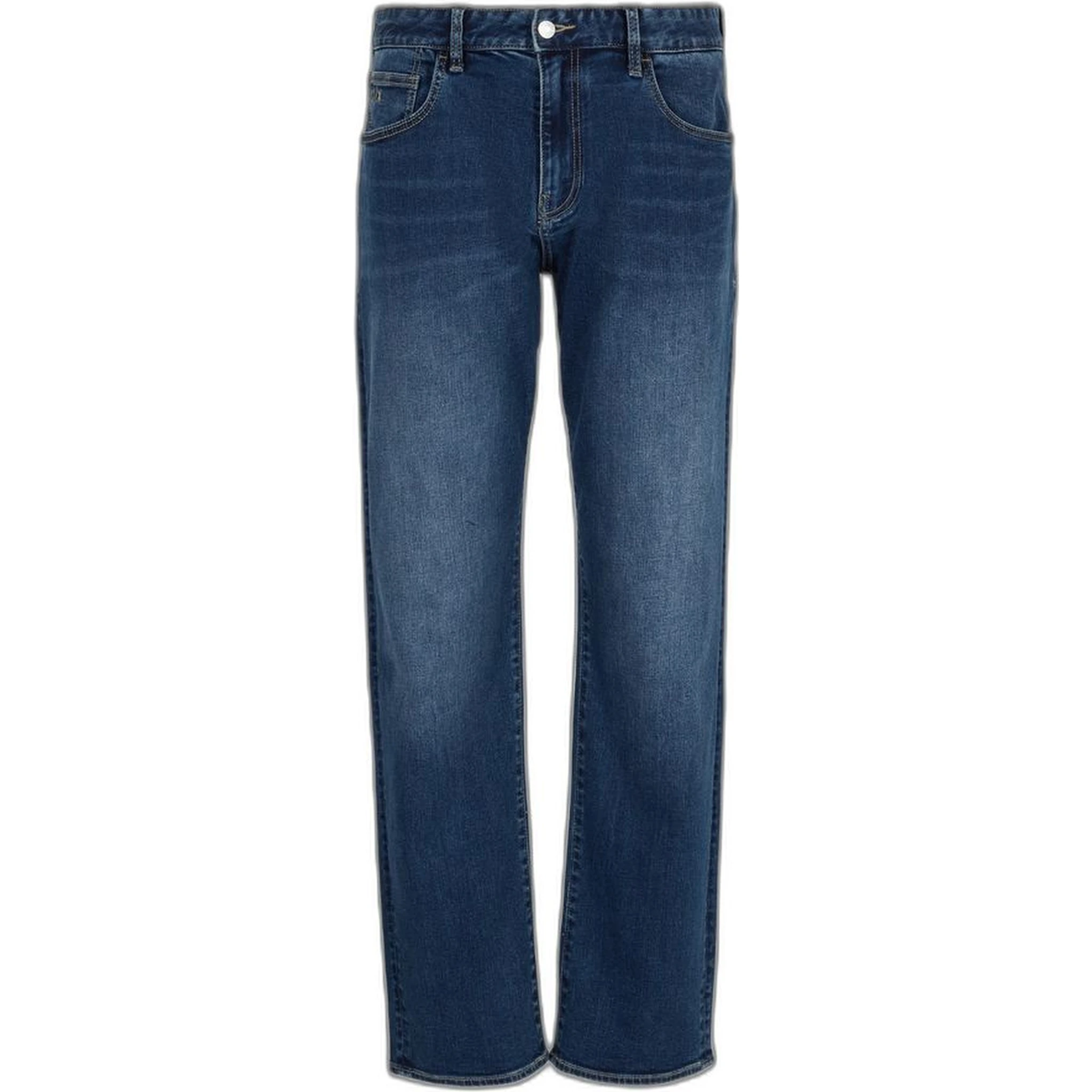 Blue Cotton Skinny Jeans