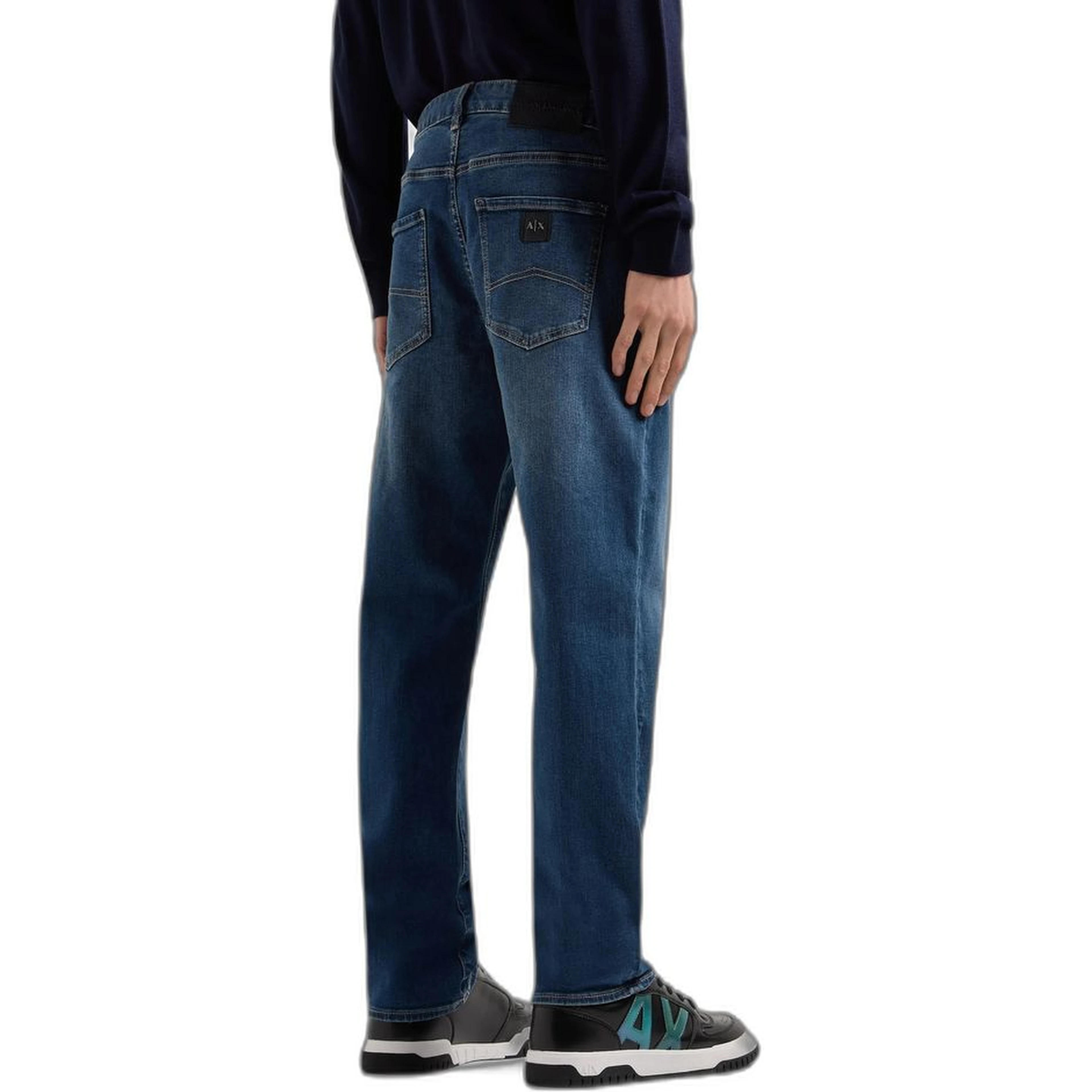 Blue Cotton Skinny Jeans