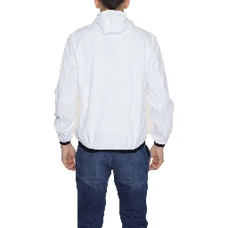 White Polyester Shell Jacket
