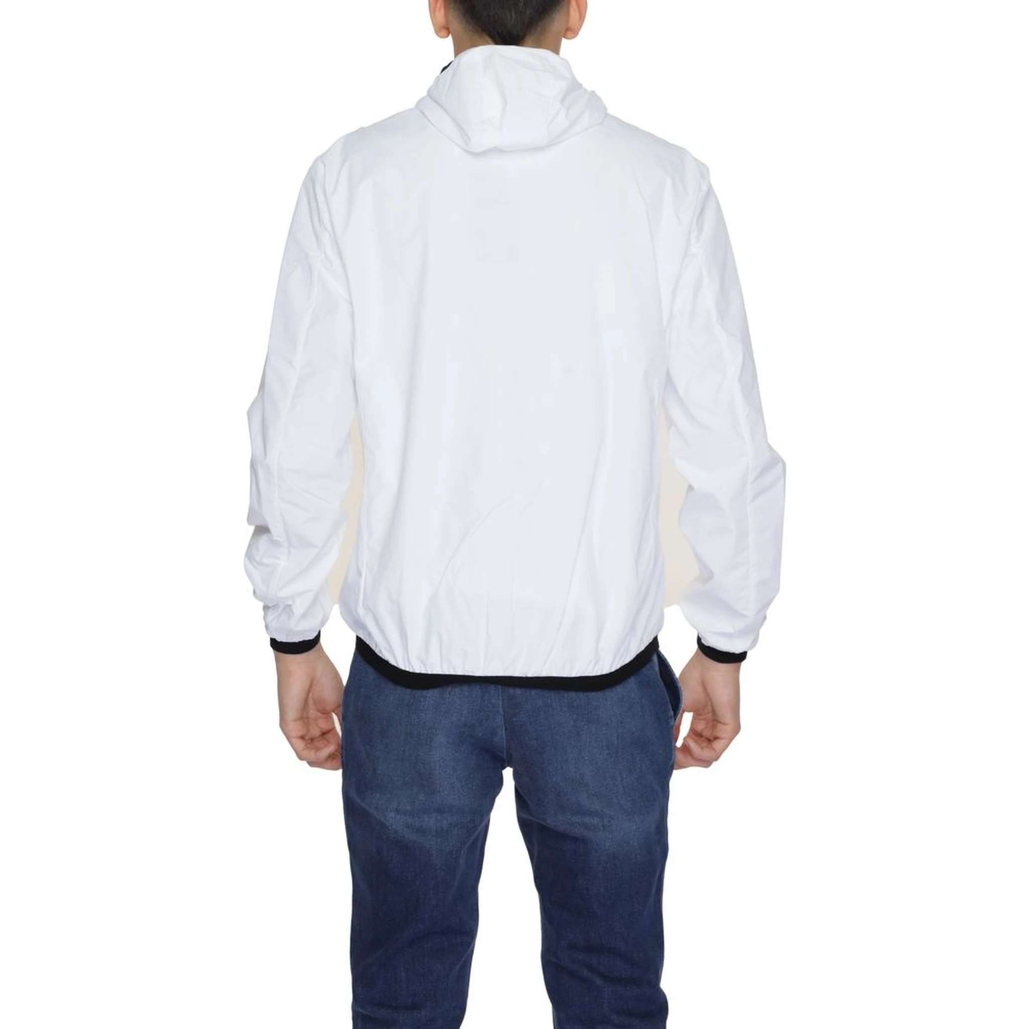 White Polyester Shell Jacket