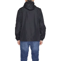 Black Polyester Shell Jacket