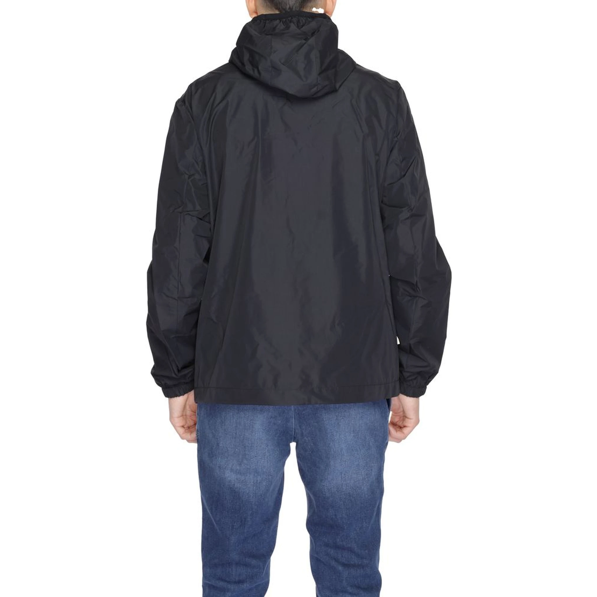 Black Polyester Shell Jacket