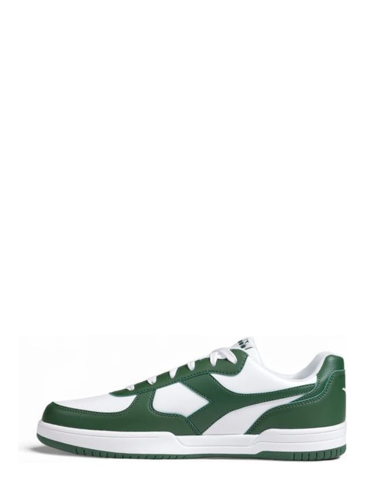 Green Artificial Leather Low Top Sneakers alternative
