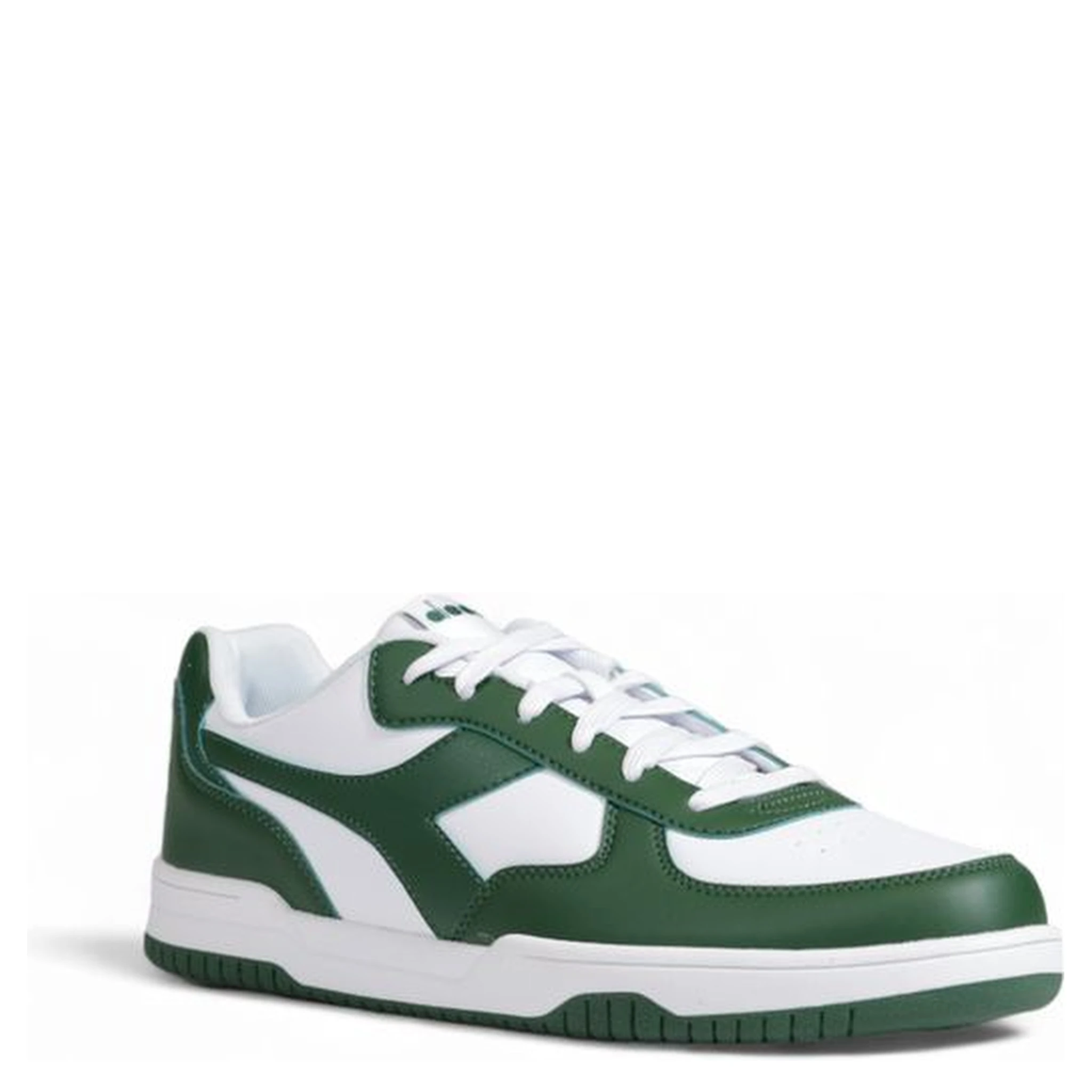 Green Artificial Leather Low Top Sneakers