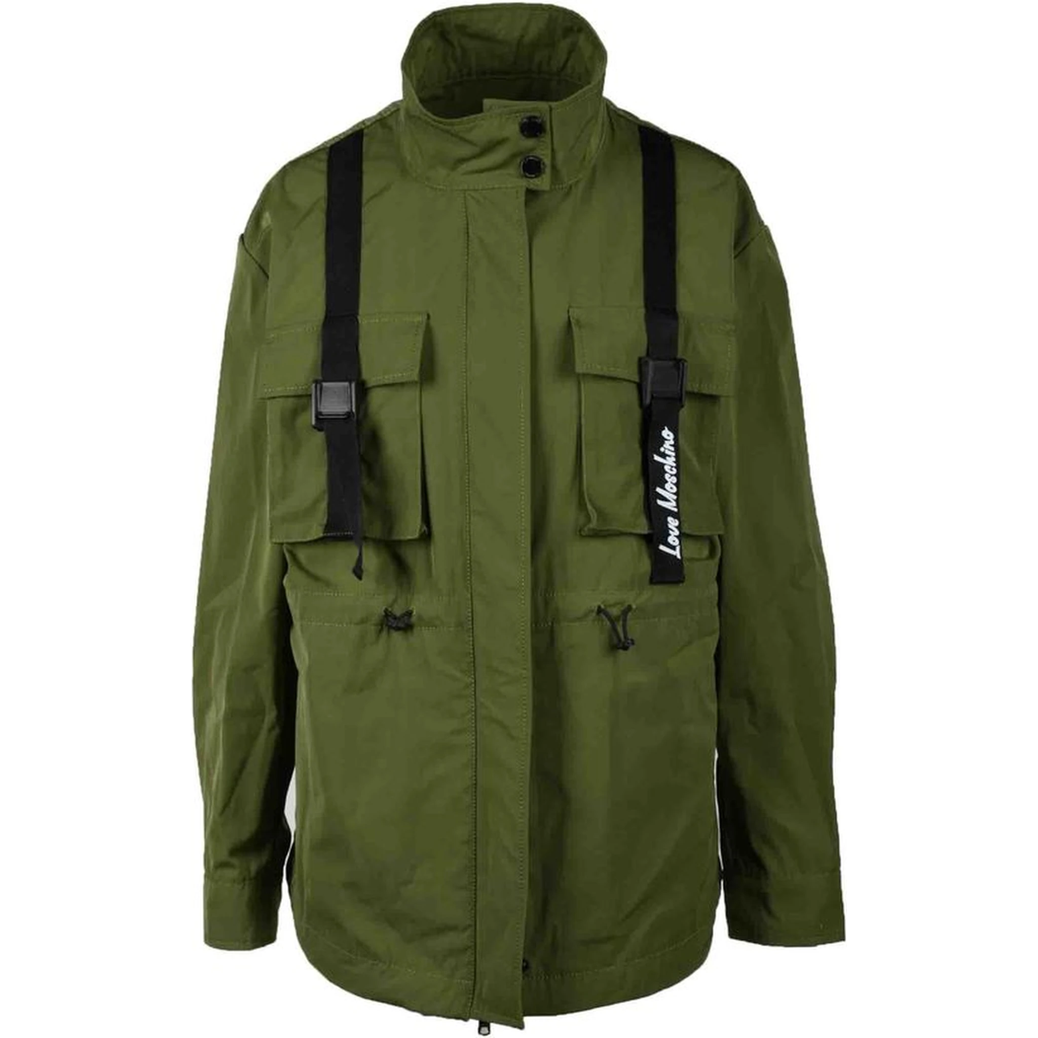 Green Polyester Parka