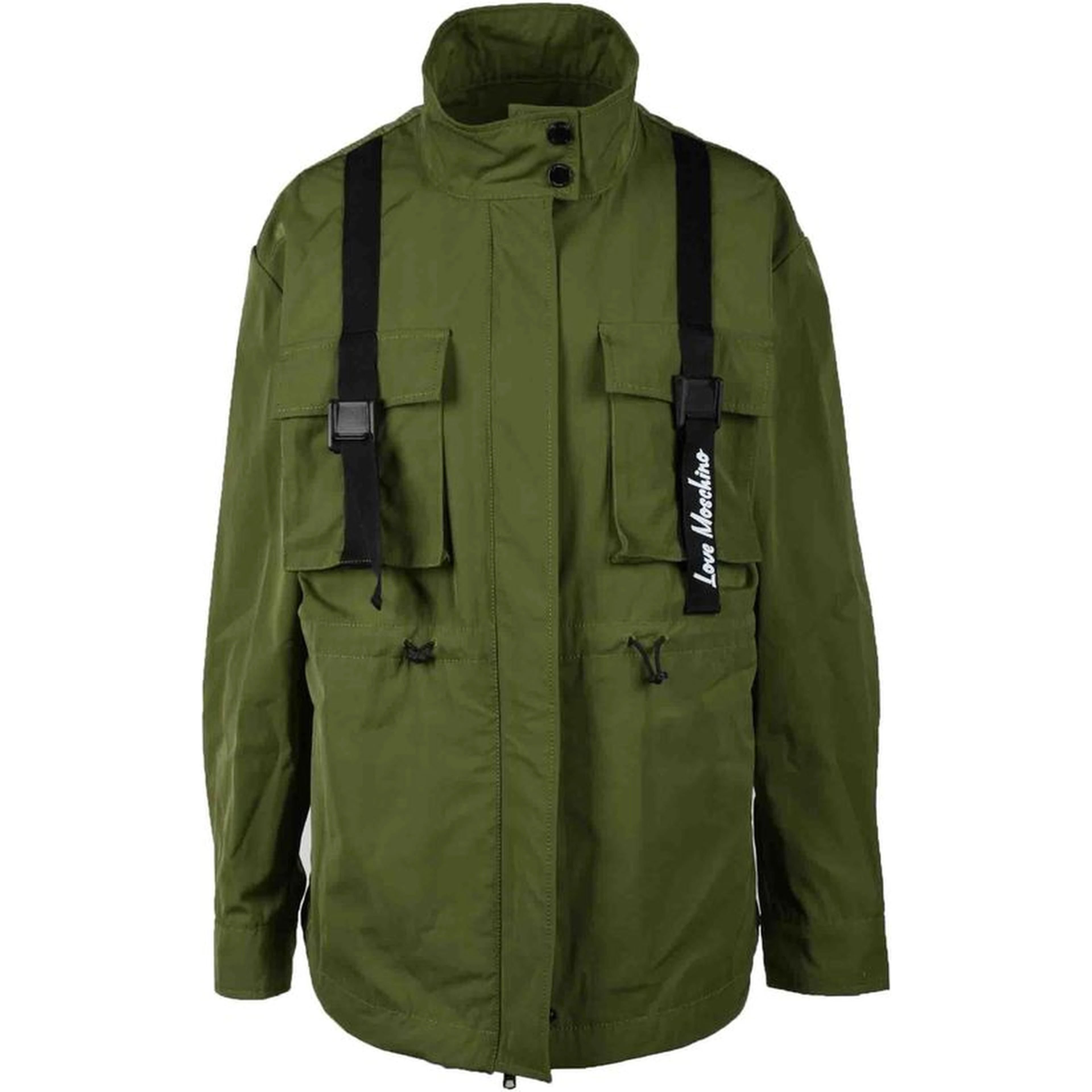 Green Polyester Parka