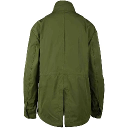 Green Polyester Parka