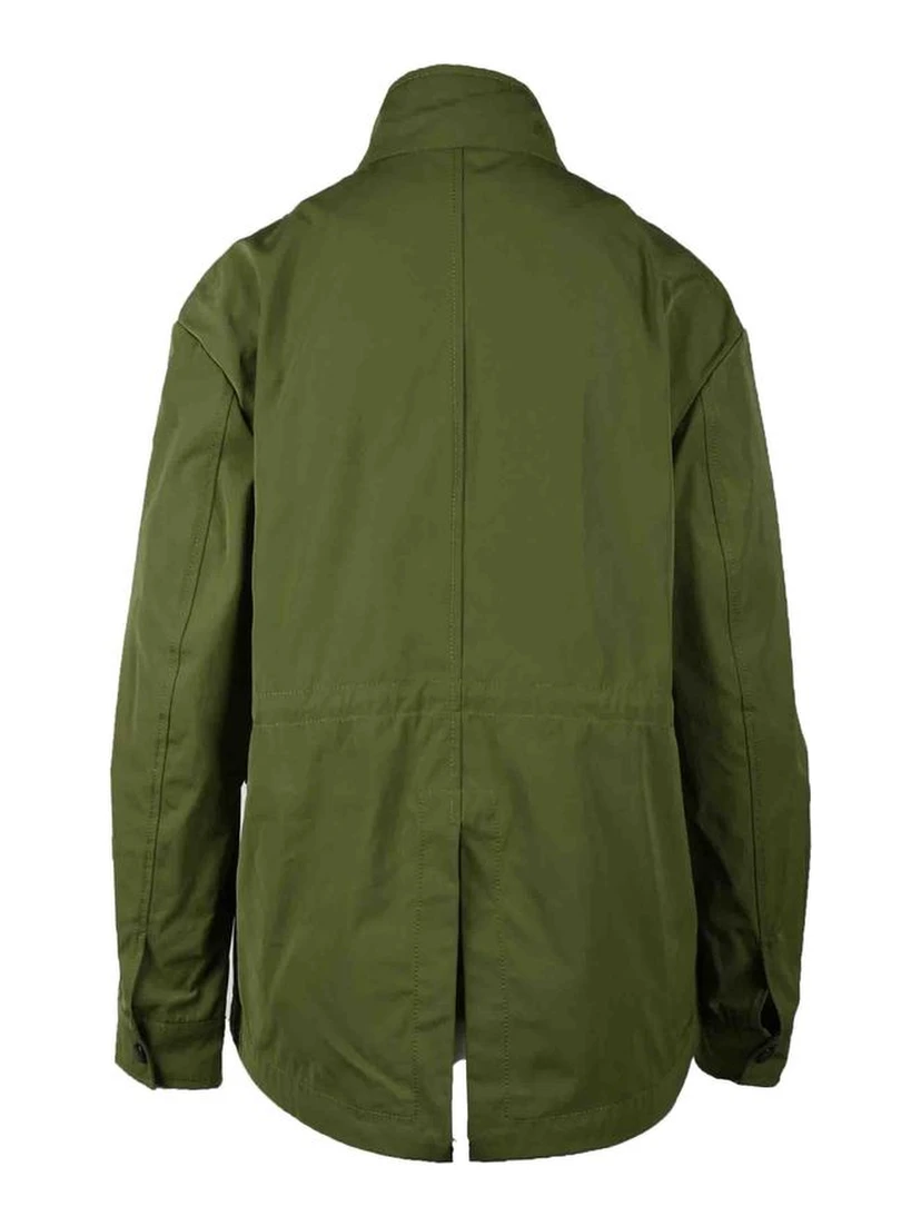 Green Polyester Parka