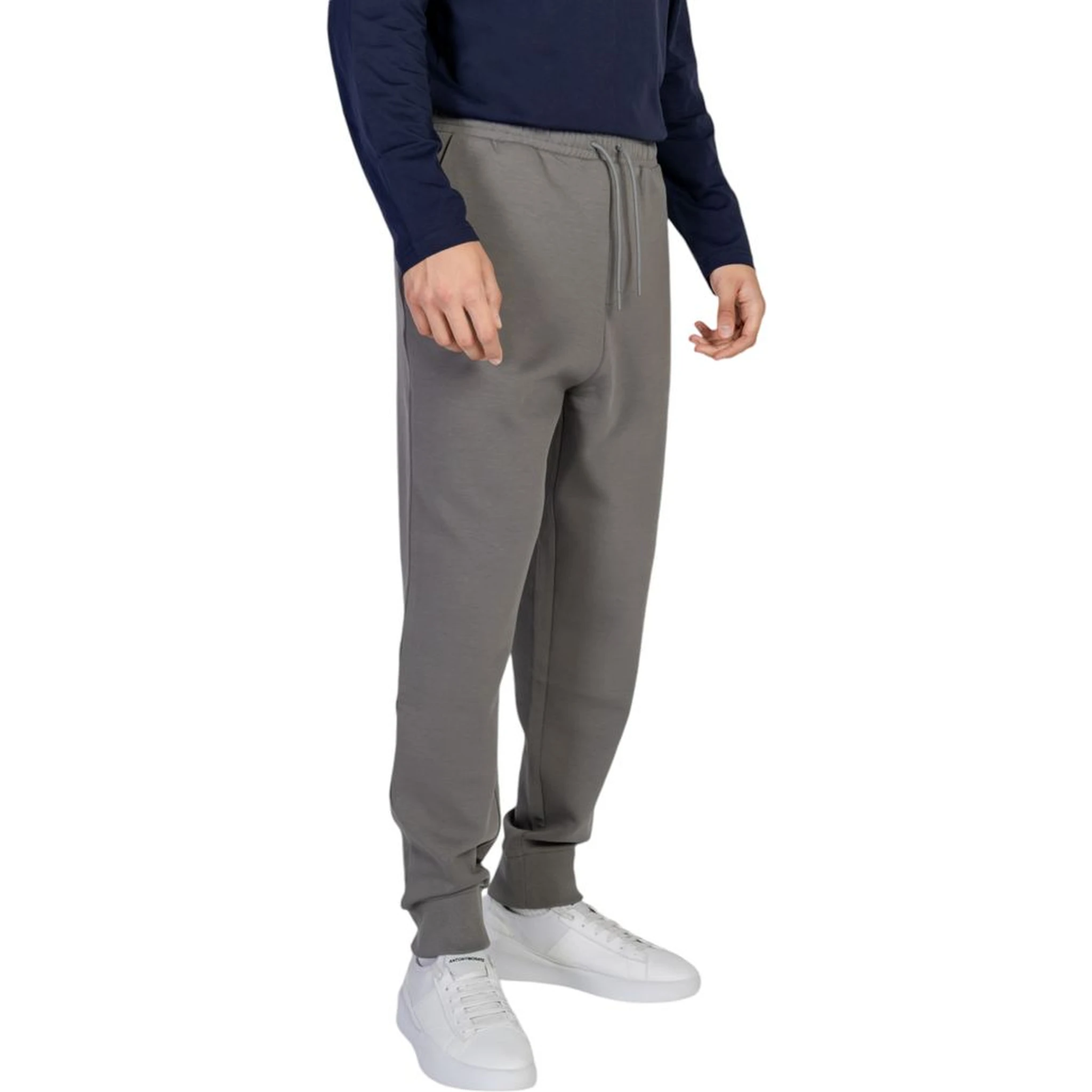 Gray Cotton Joggers (Workout Pants)