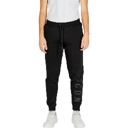 Black Cotton Joggers (Workout Pants)