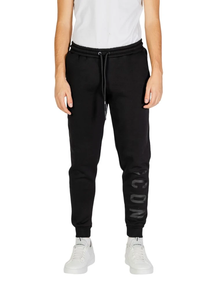 Black Cotton Joggers (Workout Pants)