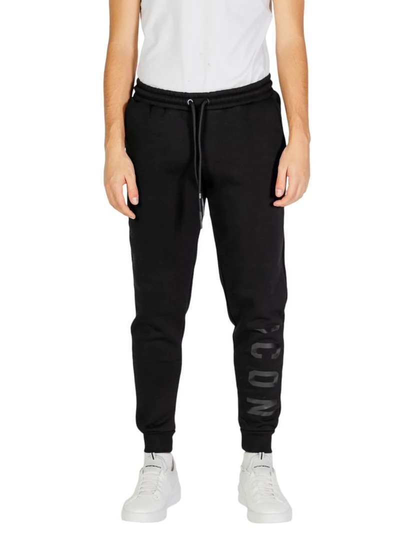 Black Cotton Joggers (Workout Pants)