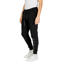 Black Cotton Joggers (Workout Pants)