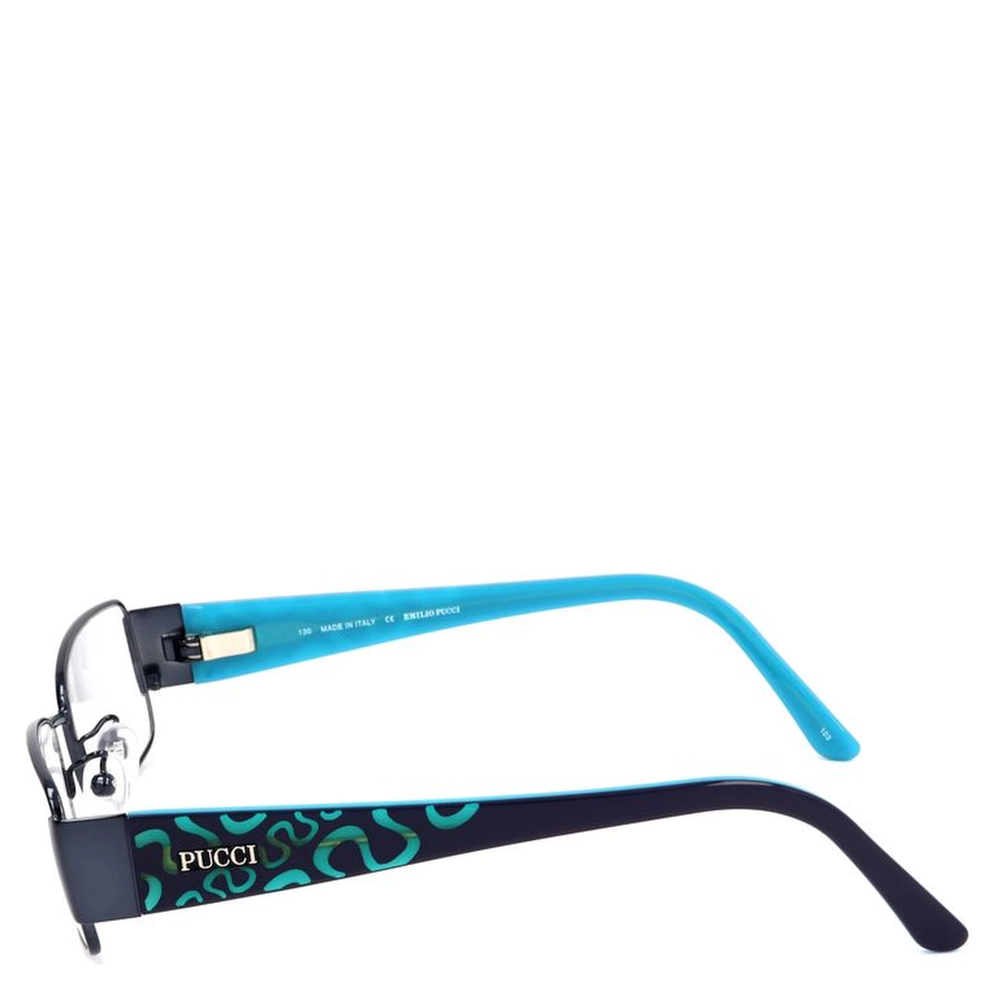 Blue Metal Glasses (Frames)