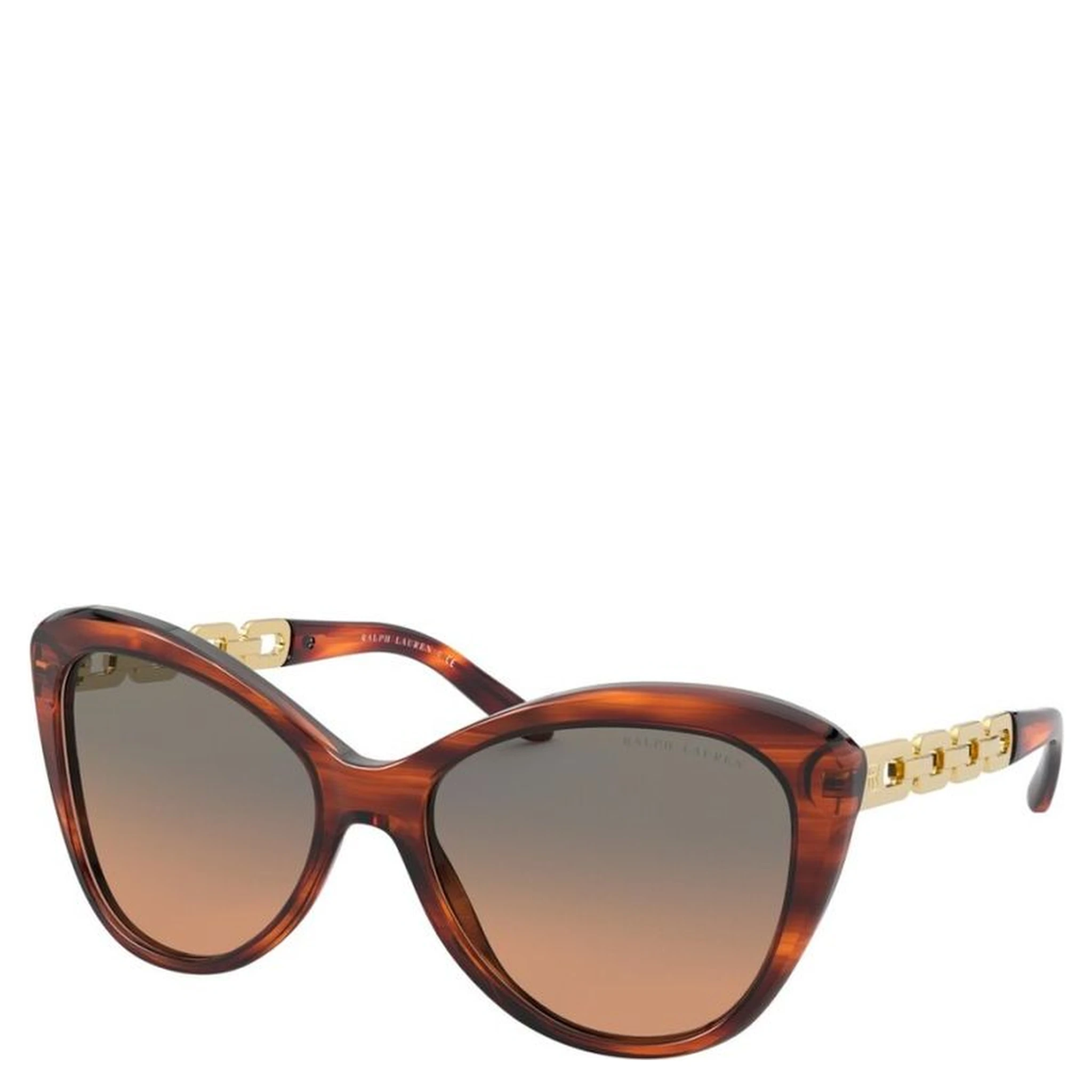 Brown Metal Sunglasses