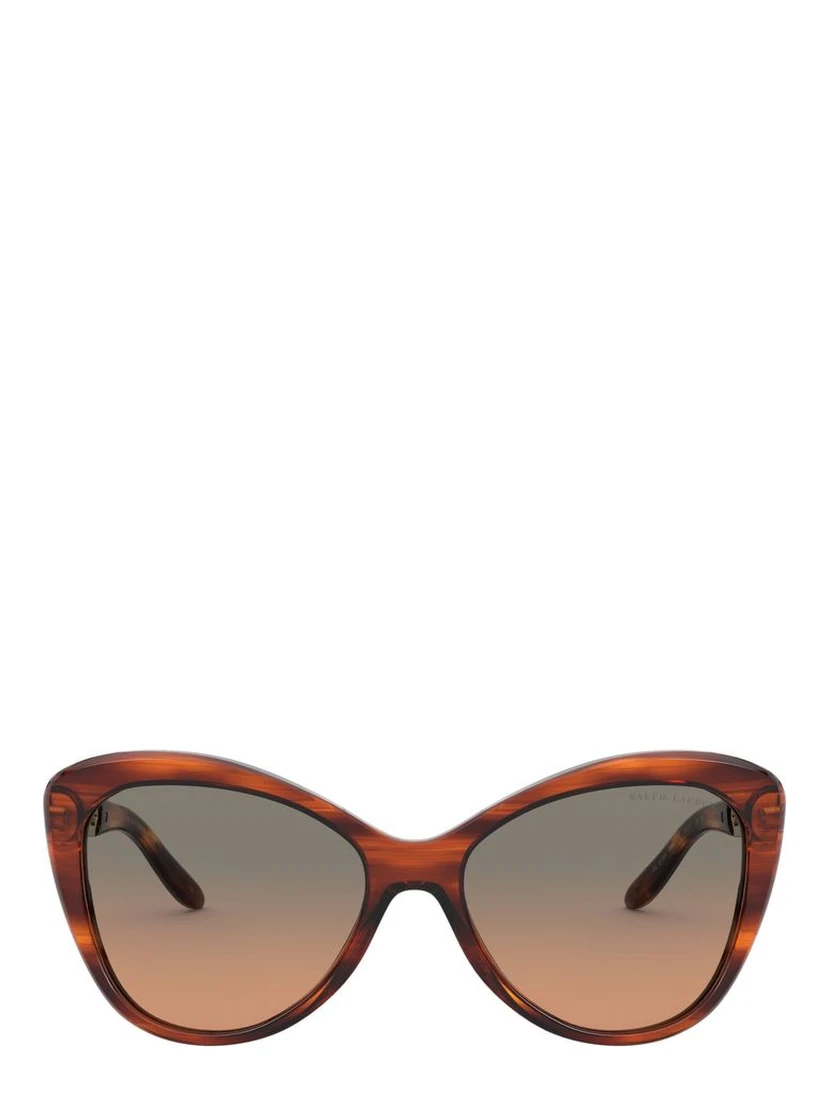 Brown Metal Sunglasses